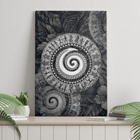 Hawaiian Piko Canvas Wall Art Cultural Anchor Connect Your Roots Ocean Waves