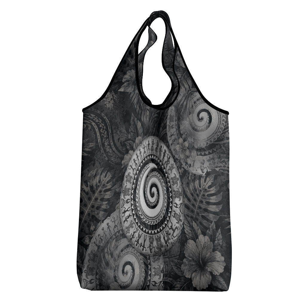 Hawaiian Piko Grocery Bag Cultural Anchor Connect Your Roots Ocean Waves