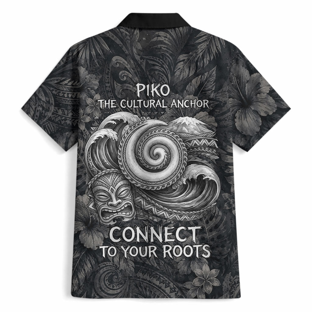 Hawaiian Piko Hawaiian Shirt Cultural Anchor Connect Your Roots Ocean Waves