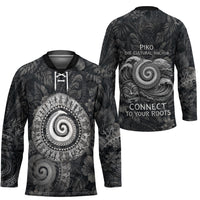 Hawaiian Piko Hockey Jersey Cultural Anchor Connect Your Roots Ocean Waves