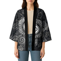 Hawaiian Piko Kimono Cultural Anchor Connect Your Roots Ocean Waves
