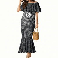 Hawaiian Piko Mermaid Dress Cultural Anchor Connect Your Roots Ocean Waves