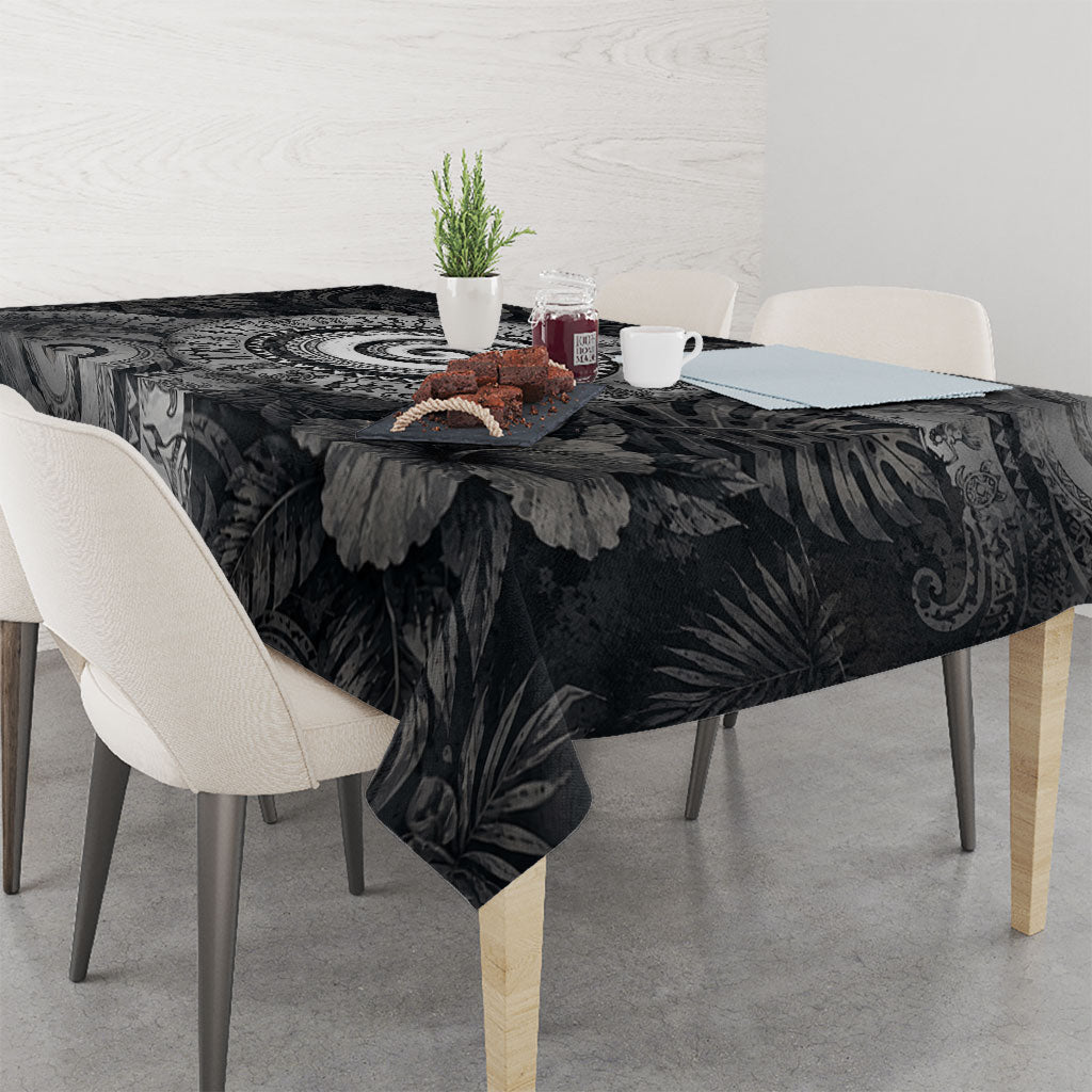 Hawaiian Piko Tablecloth Cultural Anchor Connect Your Roots Ocean Waves