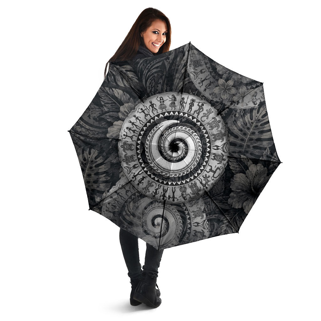 Hawaiian Piko Umbrella Cultural Anchor Connect Your Roots Ocean Waves