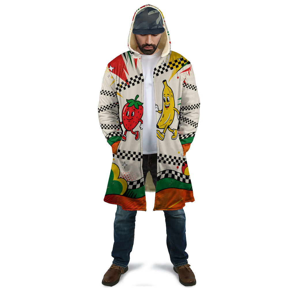 Support Your Fruity Friends Love Wins Gay Pride Cloak LGBTQ Retro 30s Cartoon Checkered TS04 - Polynesian Pride