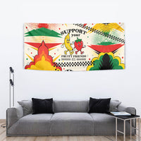 Support Your Fruity Friends Love Wins Gay Pride Tapestry LGBTQ Retro 30s Cartoon Checkered TS04 - Polynesian Pride