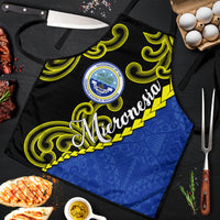 Federated States Of Micronesia FSM Apron Pacific Islander Tribal Swirl Geometric Pattern