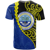 Federated States Of Micronesia FSM T Shirt Pacific Islander Tribal Swirl Geometric Pattern