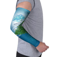 Micronesia Independence Day Arm Sleeves FSM Patriotic Pacific Island Nan Madol Ruins Seabird Tropical