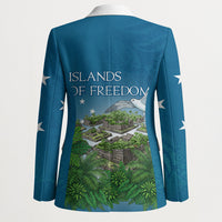 Micronesia Independence Day Blazer FSM Patriotic Pacific Island Nan Madol Ruins Seabird Tropical