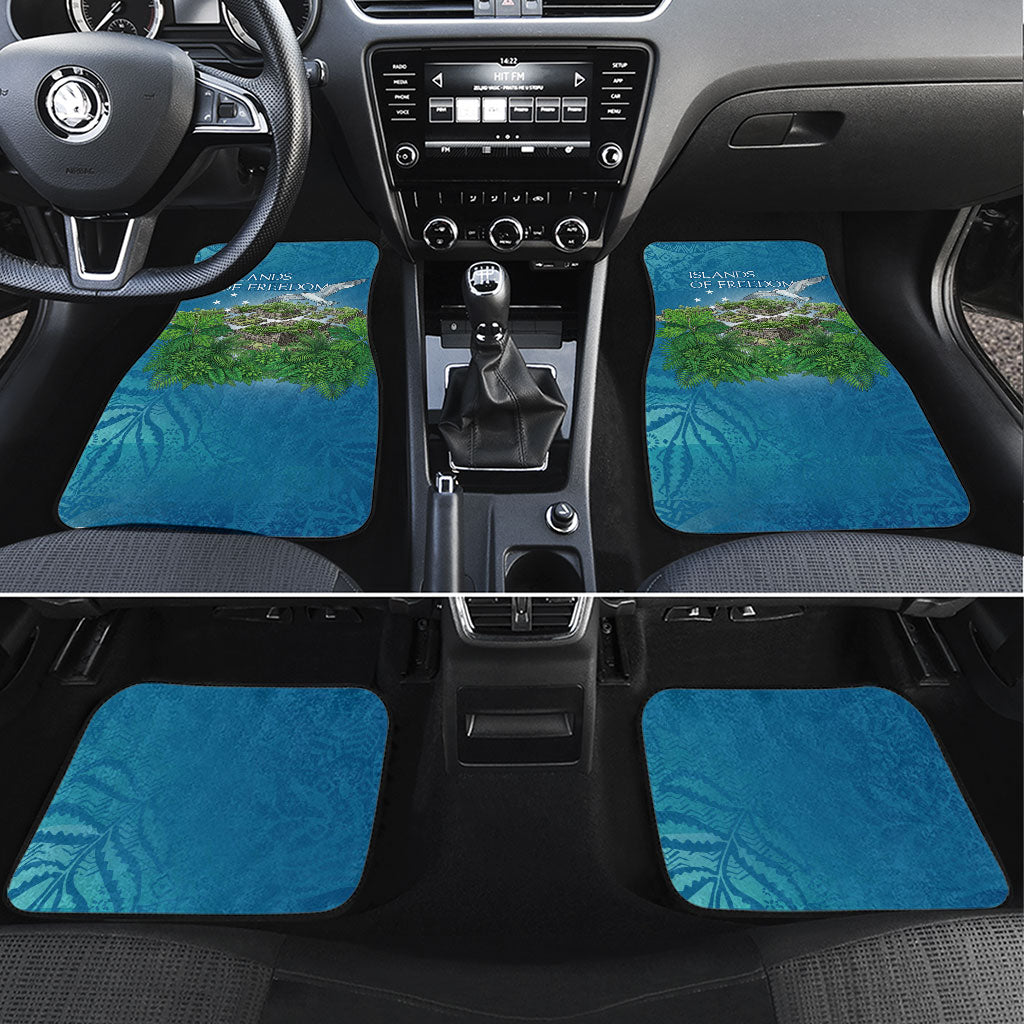 Micronesia Independence Day Car Mats FSM Patriotic Pacific Island Nan Madol Ruins Seabird Tropical