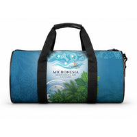 Micronesia Independence Day Duffle Bag FSM Patriotic Pacific Island Nan Madol Ruins Seabird Tropical