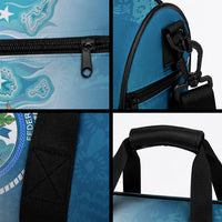 Micronesia Independence Day Duffle Bag FSM Patriotic Pacific Island Nan Madol Ruins Seabird Tropical