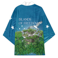 Micronesia Independence Day Kimono FSM Patriotic Pacific Island Nan Madol Ruins Seabird Tropical