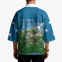 Micronesia Independence Day Kimono FSM Patriotic Pacific Island Nan Madol Ruins Seabird Tropical