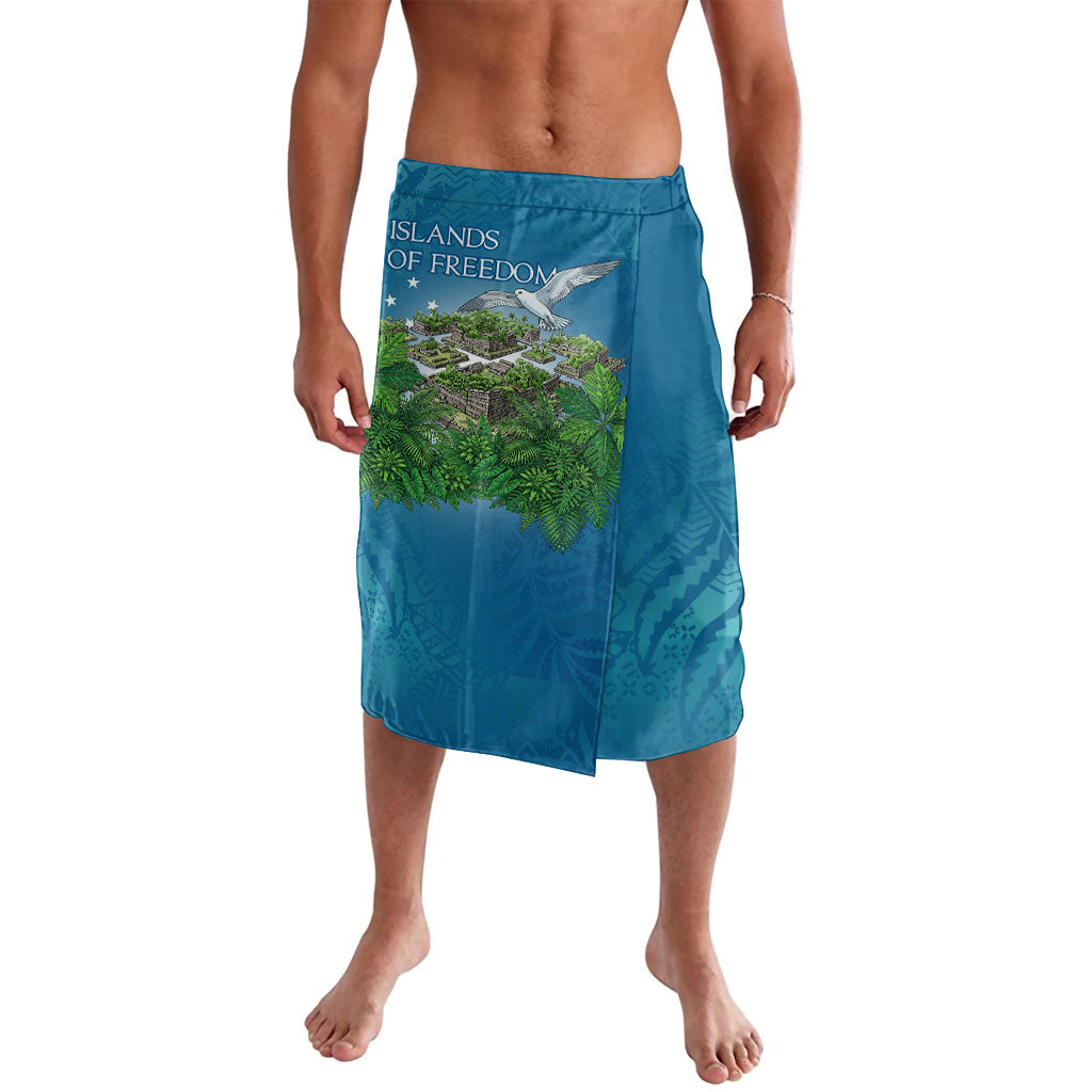 Micronesia Independence Day Lavalava FSM Patriotic Pacific Island Nan Madol Ruins Seabird Tropical