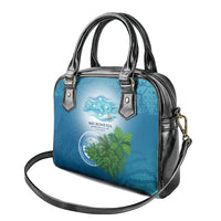 Micronesia Independence Day Shoulder Handbag FSM Patriotic Pacific Island Nan Madol Ruins Seabird Tropical