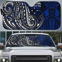 Micronesia Independence Day FSM Auto Sun Shade Tribal Tattoo Pattern Flag Seal Heritage