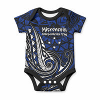 Micronesia Independence Day FSM Baby Onesie Tribal Tattoo Pattern Flag Seal Heritage