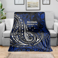 Micronesia Independence Day FSM Blanket Tribal Tattoo Pattern Flag Seal Heritage