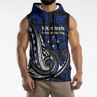 Micronesia Independence Day FSM Sleeveless Zip Hoodie Tribal Tattoo Pattern Flag Seal Heritage