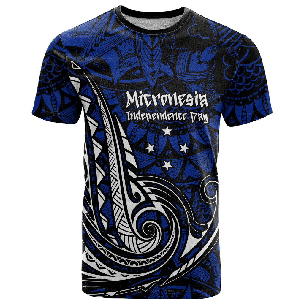 Micronesia Independence Day FSM T Shirt Tribal Tattoo Pattern Flag Seal Heritage