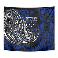 Micronesia Independence Day FSM Tapestry Tribal Tattoo Pattern Flag Seal Heritage