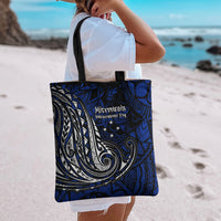 Micronesia Independence Day FSM Tote Bag Tribal Tattoo Pattern Flag Seal Heritage