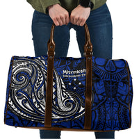 Micronesia Independence Day FSM Travel Bag Tribal Tattoo Pattern Flag Seal Heritage