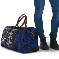 Micronesia Independence Day FSM Travel Bag Tribal Tattoo Pattern Flag Seal Heritage