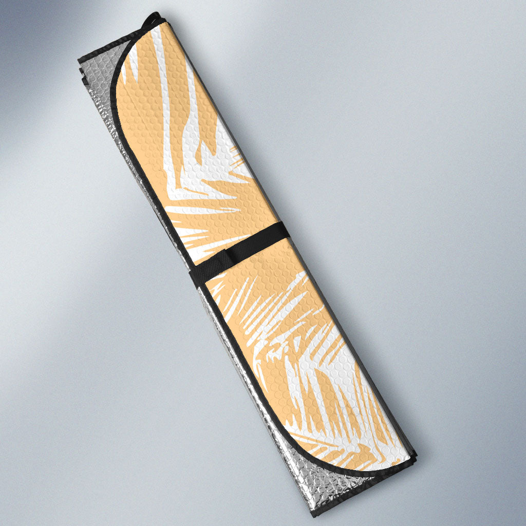 Rotuman Culture Island Pride Auto Sun Shade Traditional Polynesian Tribal Pattern With Island Map TS04 - Polynesian Pride