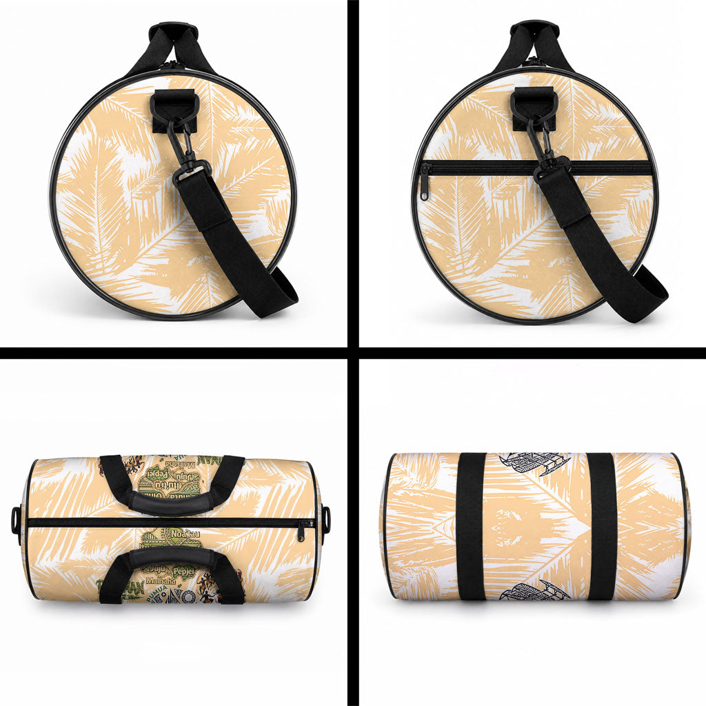 Rotuman Culture Island Pride Duffle Bag Traditional Polynesian Tribal Pattern With Island Map TS04 - Polynesian Pride