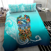 Floating Future Saving Tuvalu Bedding Set Ocean Blue Pacific Polynesian Cultural Art Marine Wildlife TS04 - Polynesian Pride