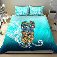 Floating Future Saving Tuvalu Bedding Set Ocean Blue Pacific Polynesian Cultural Art Marine Wildlife TS04 - Polynesian Pride