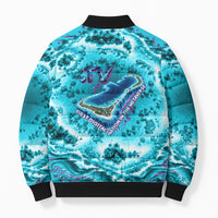 Tuvalu First Digital Nation In The Metaverse Bomber Puffer Jacket Polynesian Island Atoll Cyber Ocean TS04 - Polynesian Pride