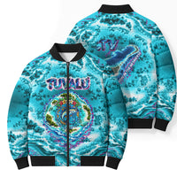 Tuvalu First Digital Nation In The Metaverse Bomber Puffer Jacket Polynesian Island Atoll Cyber Ocean TS04 - Polynesian Pride