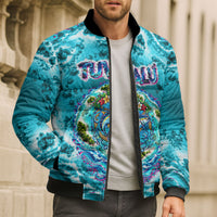 Tuvalu First Digital Nation In The Metaverse Bomber Puffer Jacket Polynesian Island Atoll Cyber Ocean TS04 - Polynesian Pride