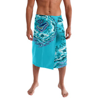 Tuvalu First Digital Nation In The Metaverse Lavalava Polynesian Island Atoll Cyber Ocean TS04 Blue White - Polynesian Pride