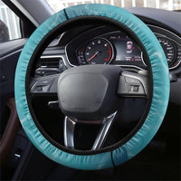 Hawaii 60th Birthday Eagle Steering Wheel Cover Tropical Sunset Beach Hibiscus Ocean Wave TS04 - Polynesian Pride