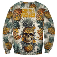Pineapple Skull Sweatshirt Summer Paradise TS04 Unisex Multicolor - Polynesian Pride