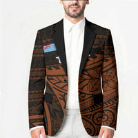 Straight Outta Kadavu Fiji Blazer Tribal Polynesian Tattoo Coat Of Arms Flag