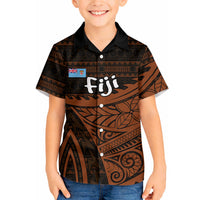 Straight Outta Kadavu Fiji Hawaiian Shirt Tribal Polynesian Tattoo Coat Of Arms Flag