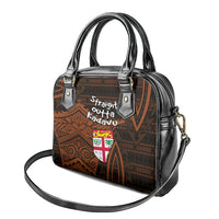 Straight Outta Kadavu Fiji Shoulder Handbag Tribal Polynesian Tattoo Coat Of Arms Flag