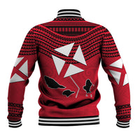 Wallis And Futuna Baseball Jacket Polynesian Tattoo Flag Map