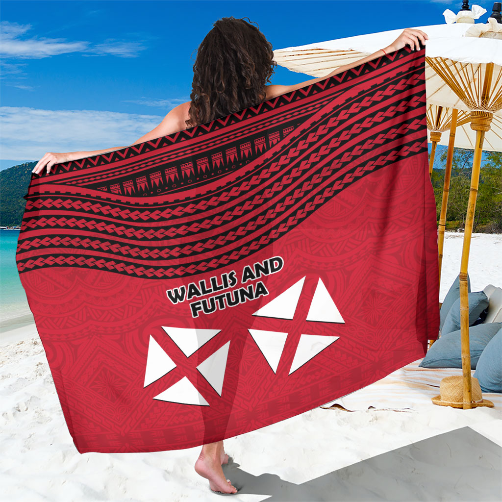 Wallis And Futuna Sarong Polynesian Tattoo Flag Map