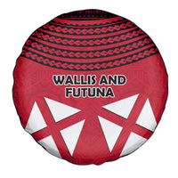 Wallis And Futuna Spare Tire Cover Polynesian Tattoo Flag Map