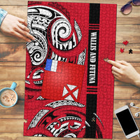 Wallis And Futuna Puzzle Tribal Polynesian Tattoo Flag Motif