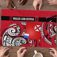 Wallis And Futuna Puzzle Tribal Polynesian Tattoo Flag Motif
