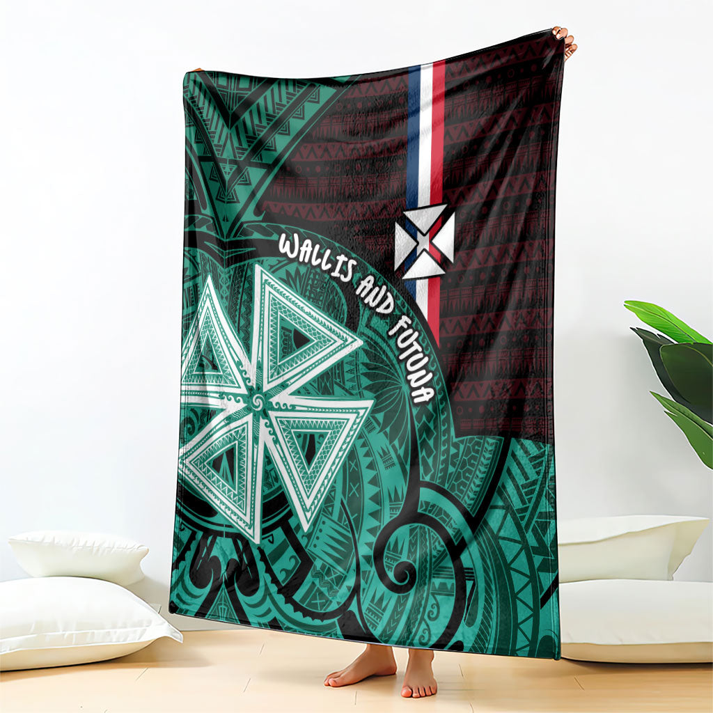 Wallis And Futuna Blanket Tribal Polynesian Tattoo Heritage Cross Flag