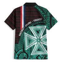 Wallis And Futuna Hawaiian Shirt Tribal Polynesian Tattoo Heritage Cross Flag